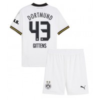 Borussia Dortmund Jamie Bynoe-Gittens #43 Replika babykläder Tredjeställ Barn 2024-25 Kortärmad (+ korta byxor)